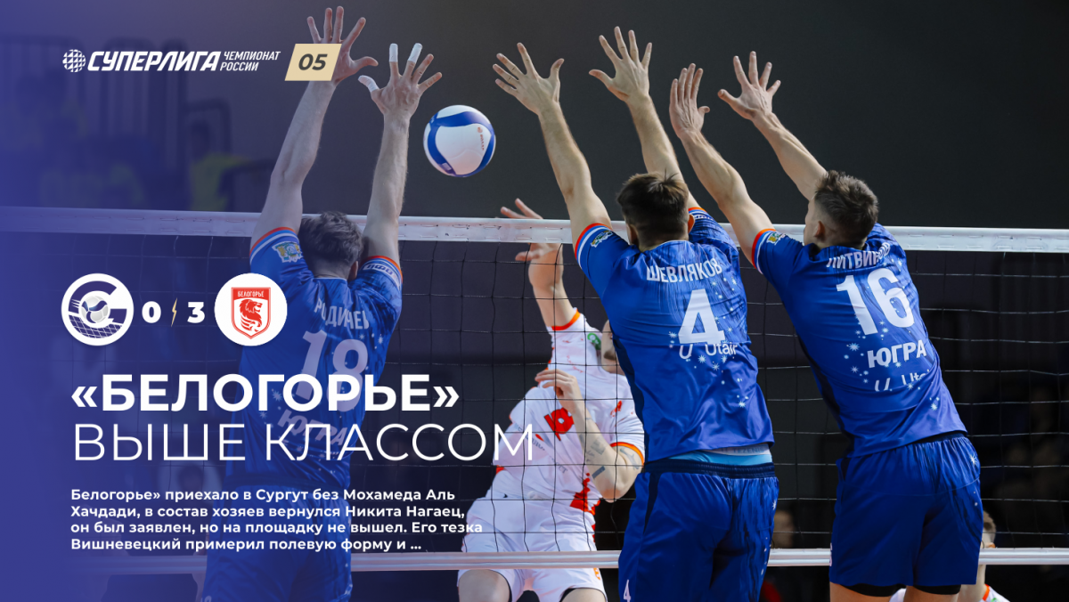 «Белогорье» выше классом