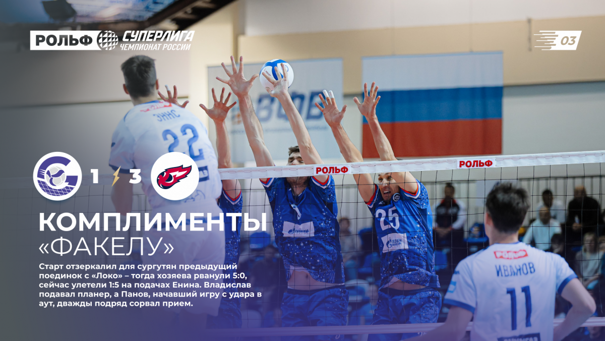 Комплименты «Факелу»